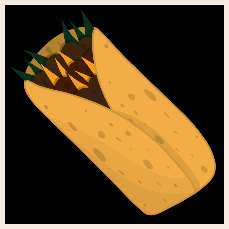JB2 Burrito Illustration